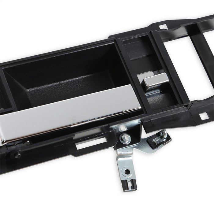 Holley 05-128 Holley Classic Truck Door Handle; Left Hand; Inside; Black/Chrome; - Truck Part Superstore