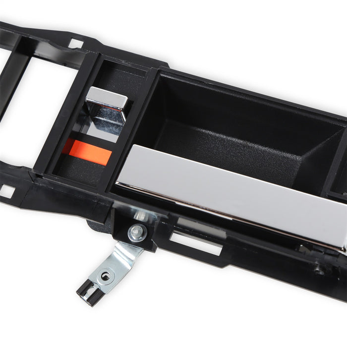 Holley 05-129 Holley Classic Truck Door Handle; Right Hand; Inside; Black/Chrome; - Truck Part Superstore