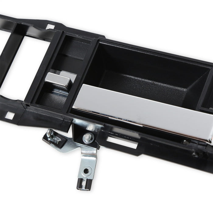Holley 05-129 Holley Classic Truck Door Handle; Right Hand; Inside; Black/Chrome; - Truck Part Superstore