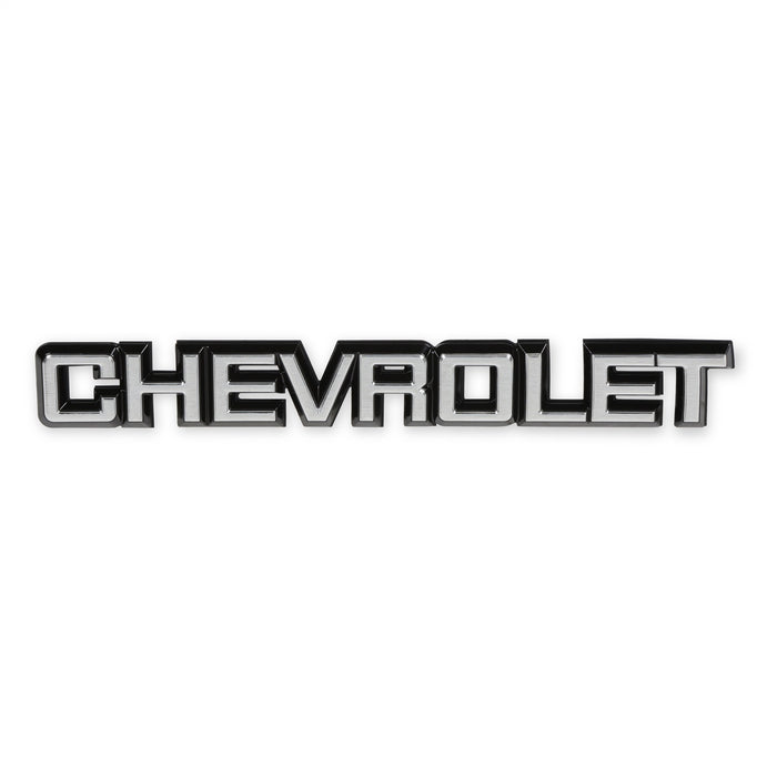 Holley 05-135 Holley Classic Truck Tailgate Emblem; Silver/Black; CHEVROLET; - Truck Part Superstore