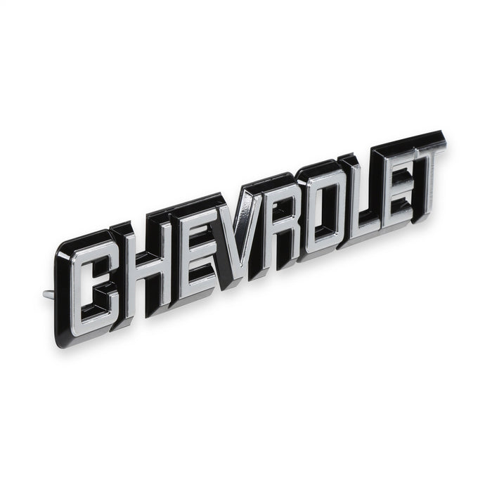 Holley 05-135 Holley Classic Truck Tailgate Emblem; Silver/Black; CHEVROLET; - Truck Part Superstore