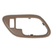 Holley 05-138 Holley Classic Truck Door Handle Bezel; Inside; Driver; Brown; - Truck Part Superstore