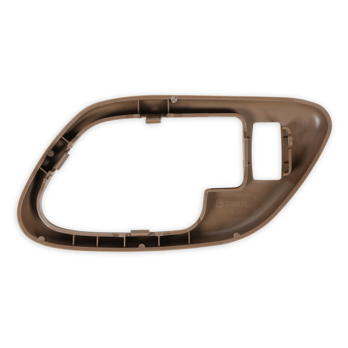 Holley 05-138 Holley Classic Truck Door Handle Bezel; Inside; Driver; Brown; - Truck Part Superstore