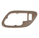 Holley 05-139 Holley Classic Truck Door Handle Bezel; Inside; Passenger; Brown; - Truck Part Superstore