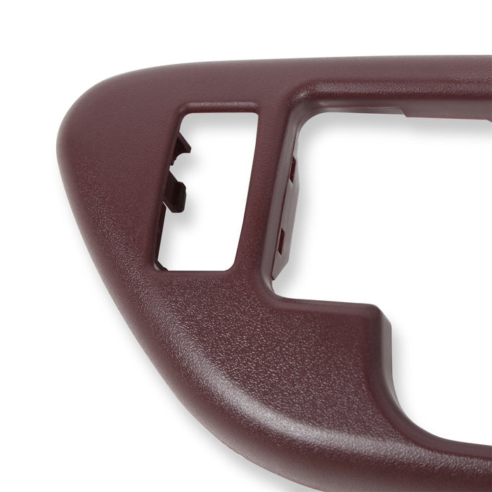 Holley 05-140 Holley Classic Truck Door Handle Bezel; Inside; Driver; Maroon; - Truck Part Superstore