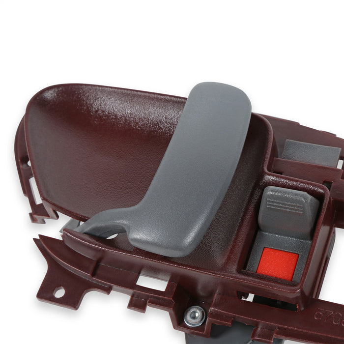 Holley 05-152 Holley Classic Truck Door Handle; Maroon; Driver; W/Black Handle; - Truck Part Superstore