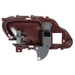 Holley 05-153 Holley Classic Truck Door Handle; Maroon; Passenger; W/Black Handle; - Truck Part Superstore