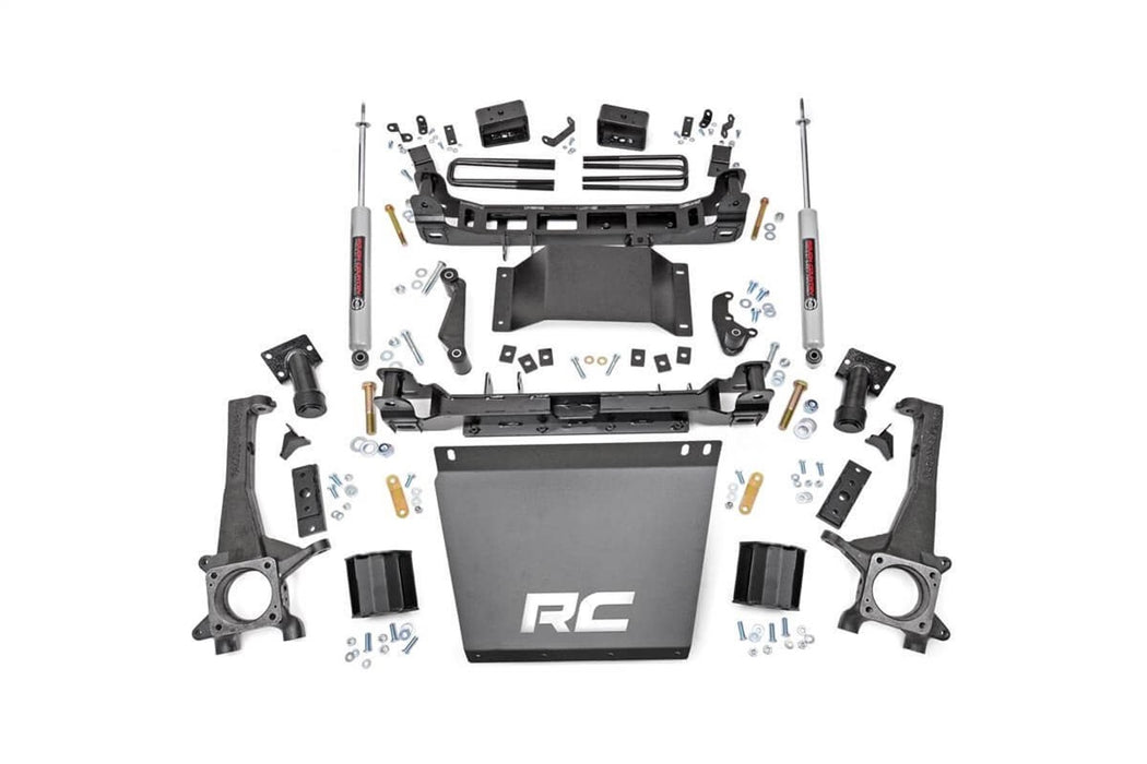 Rough Country 746.20 Suspension Lift Kit w/Shocks; 4 in. Lift; - Truck Part Superstore