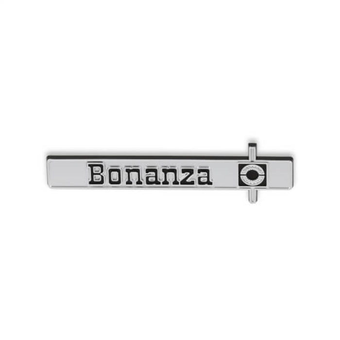 Holley 05-180 Dashboard Emblem; Black/Silver; Incl. All Factory Mounting Points; BONANZA; - Truck Part Superstore