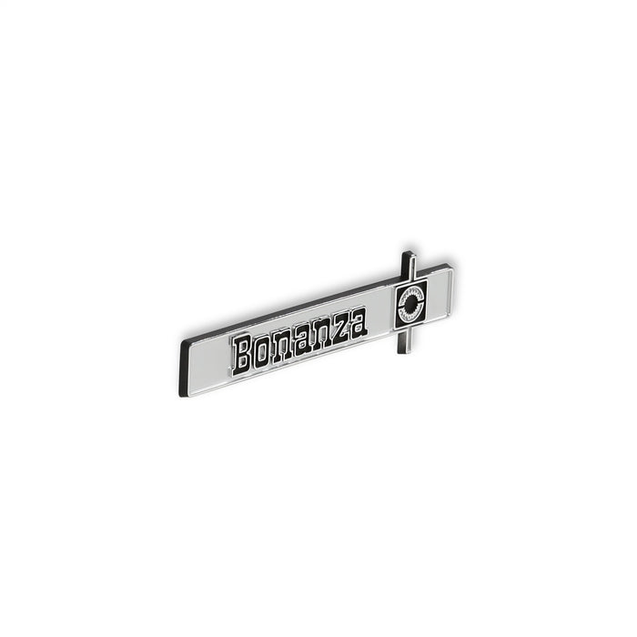 Holley 05-180 Dashboard Emblem; Black/Silver; Incl. All Factory Mounting Points; BONANZA; - Truck Part Superstore