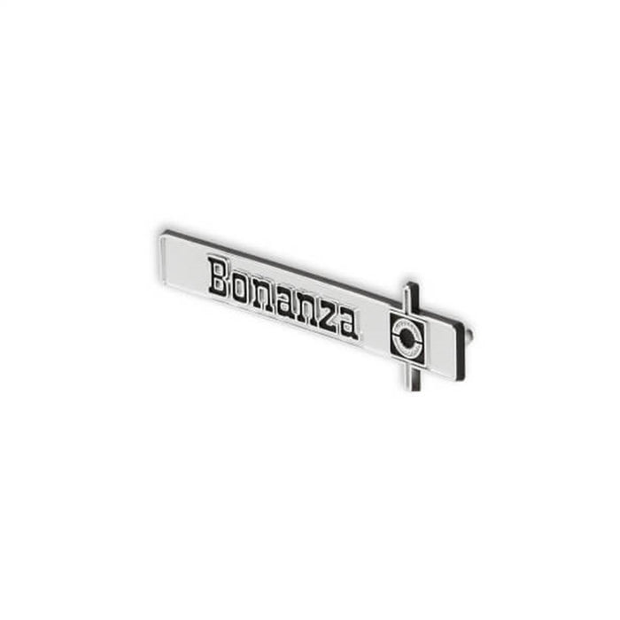 Holley 05-180 Dashboard Emblem; Black/Silver; Incl. All Factory Mounting Points; BONANZA; - Truck Part Superstore