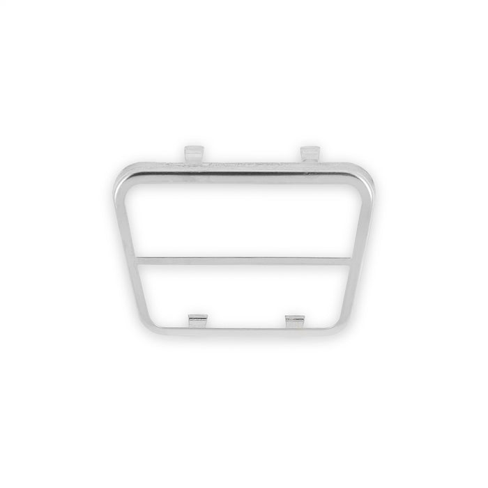 Holley 05-194 Holley Classic Truck Reproduction Brake Pedal Trim; Silver; Stainless Steel; - Truck Part Superstore
