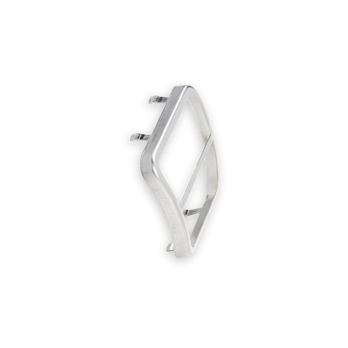 Holley 05-194 Holley Classic Truck Reproduction Brake Pedal Trim; Silver; Stainless Steel; - Truck Part Superstore