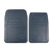 Holley 05-200BL Holley Classic Truck Floor Mat; Blue; PVC Rubber; Sold In Set; - Truck Part Superstore