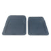 Holley 05-200BL Holley Classic Truck Floor Mat; Blue; PVC Rubber; Sold In Set; - Truck Part Superstore