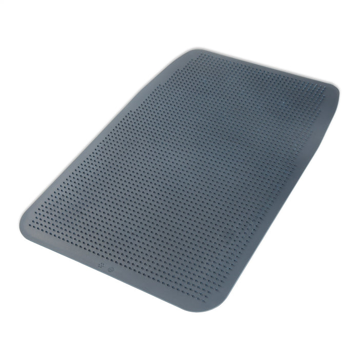 Holley 05-200BL Holley Classic Truck Floor Mat; Blue; PVC Rubber; Sold In Set; - Truck Part Superstore