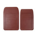 Holley 05-200MN Holley Classic Truck Floor Mat; Maroon; PVC Rubber; Sold In Set; - Truck Part Superstore