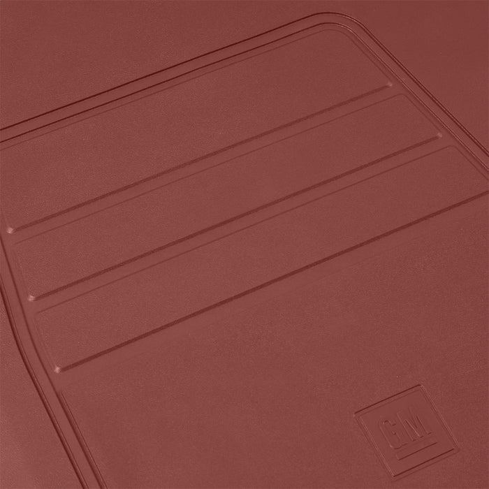 Holley 05-200MN Holley Classic Truck Floor Mat; Maroon; PVC Rubber; Sold In Set; - Truck Part Superstore