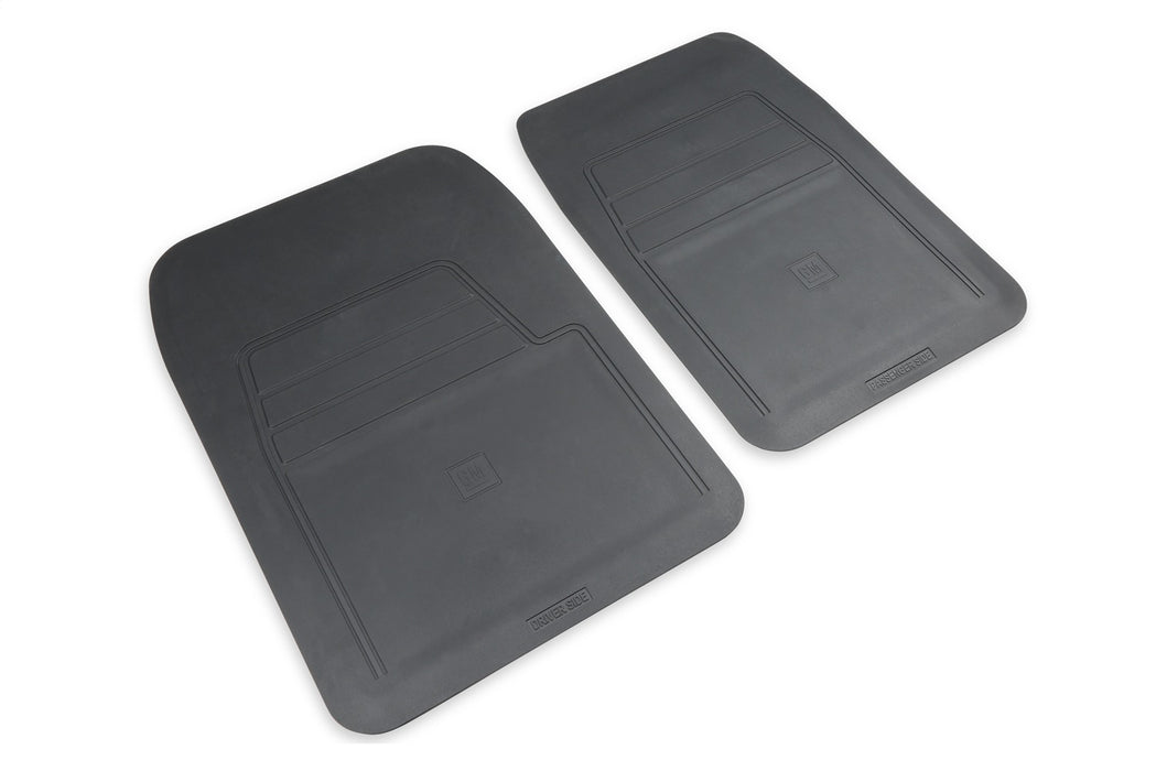 Holley 05-200 Holley Classic Truck Floor Mat; Black; PVC Rubber; Sold In Set; - Truck Part Superstore