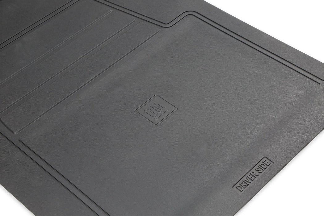 Holley 05-200 Holley Classic Truck Floor Mat; Black; PVC Rubber; Sold In Set; - Truck Part Superstore