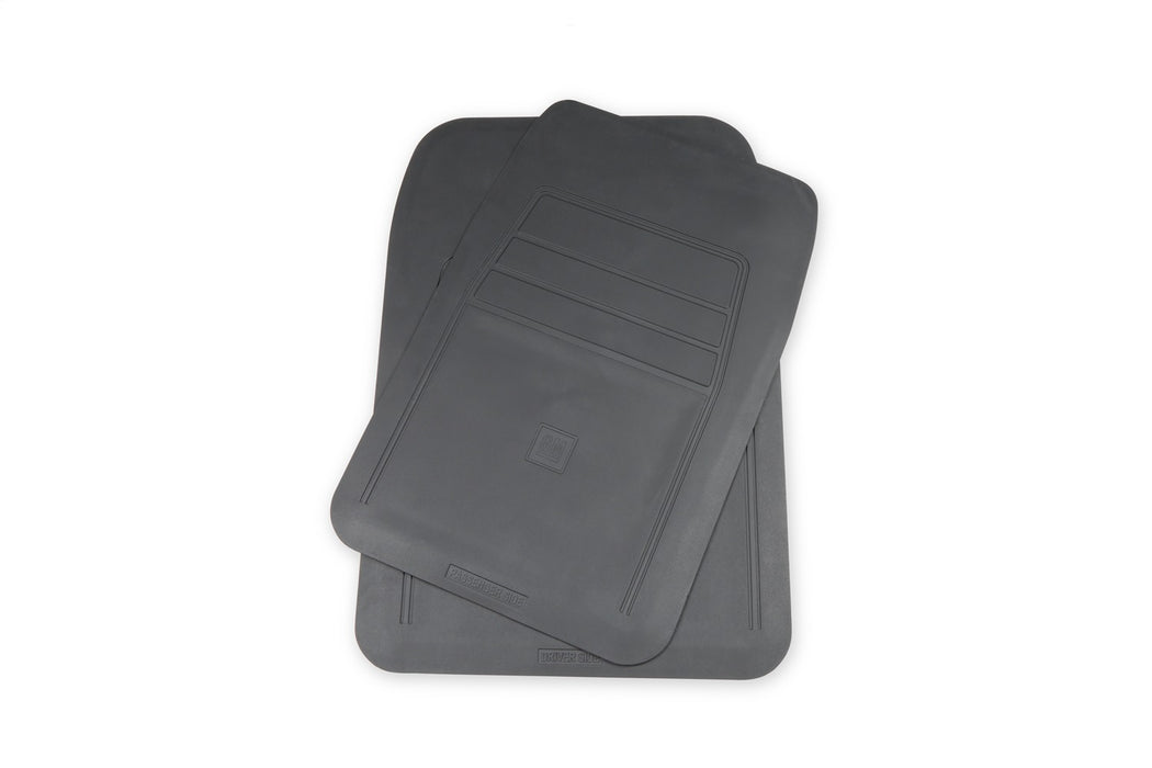 Holley 05-200 Holley Classic Truck Floor Mat; Black; PVC Rubber; Sold In Set; - Truck Part Superstore