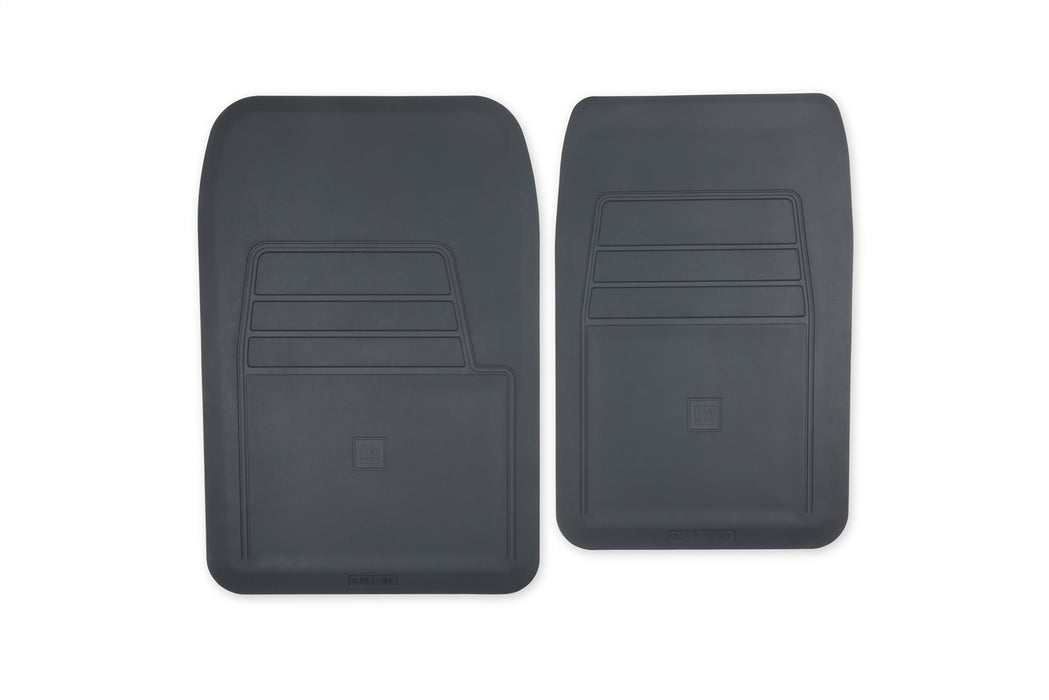 Holley 05-200LG Holley Classic Truck Floor Mat; Dark Grey; PVC Rubber; Sold In Set; - Truck Part Superstore