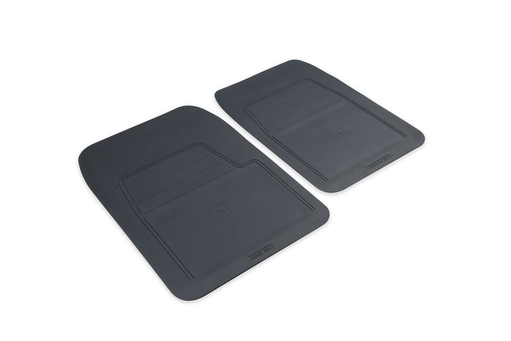 Holley 05-200LG Holley Classic Truck Floor Mat; Dark Grey; PVC Rubber; Sold In Set; - Truck Part Superstore