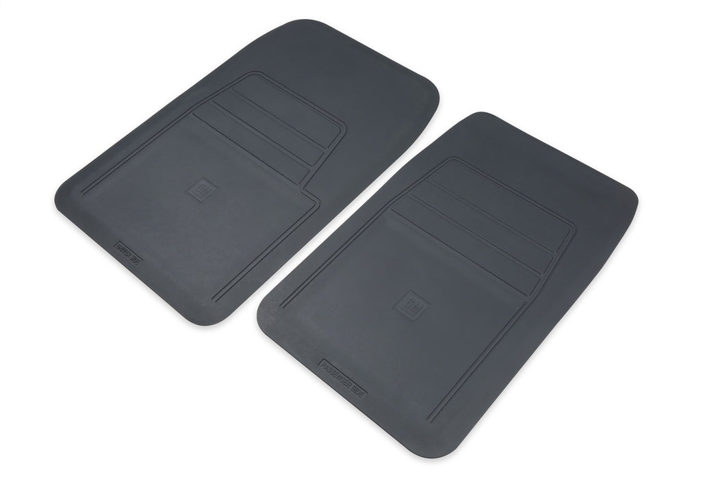 Holley 05-200LG Holley Classic Truck Floor Mat; Dark Grey; PVC Rubber; Sold In Set; - Truck Part Superstore