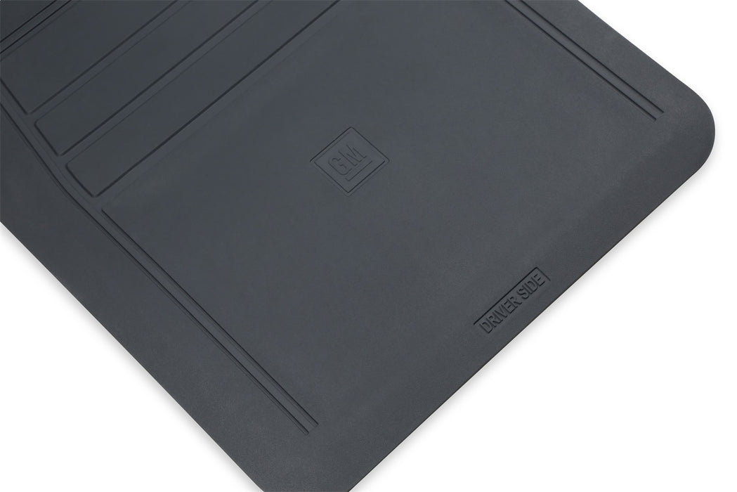 Holley 05-200LG Holley Classic Truck Floor Mat; Dark Grey; PVC Rubber; Sold In Set; - Truck Part Superstore