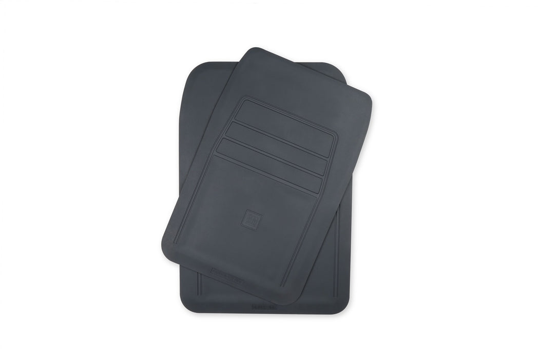 Holley 05-200LG Holley Classic Truck Floor Mat; Dark Grey; PVC Rubber; Sold In Set; - Truck Part Superstore