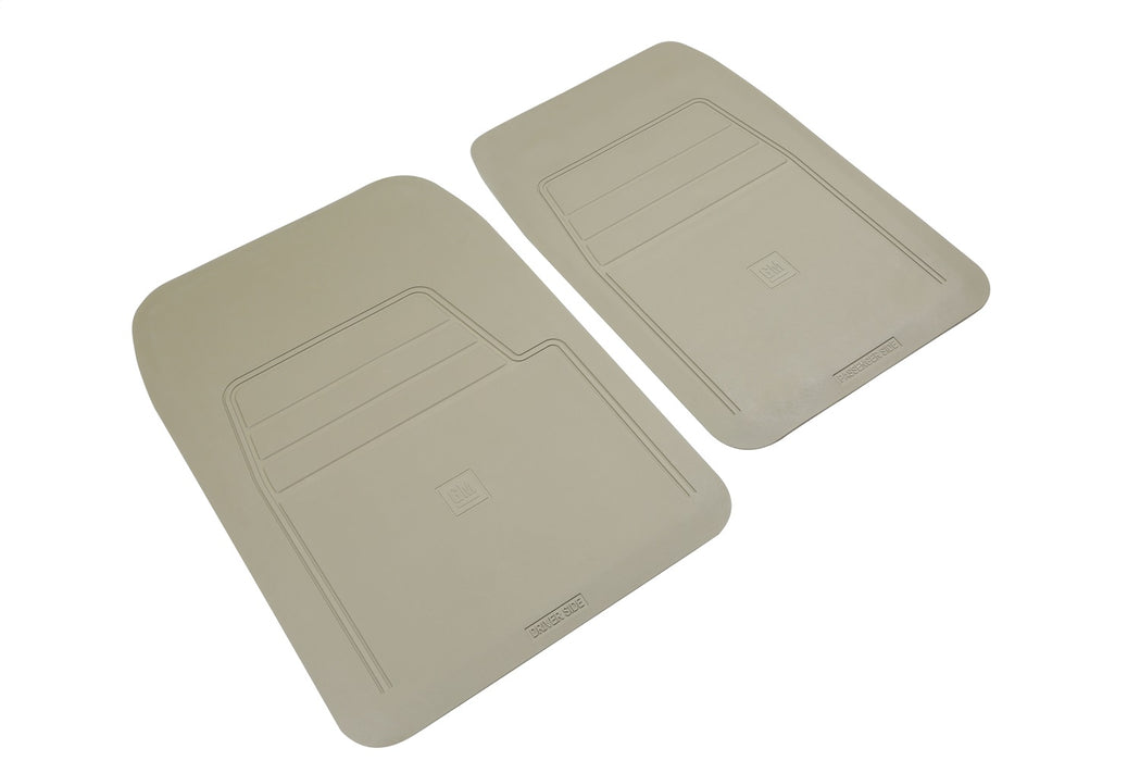 Holley 05-200TN Holley Classic Truck Floor Mat; Tan; PVC Rubber; Sold In Set; - Truck Part Superstore