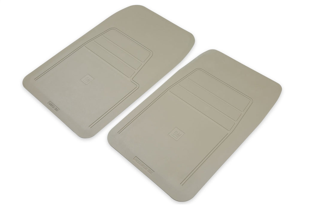 Holley 05-200TN Holley Classic Truck Floor Mat; Tan; PVC Rubber; Sold In Set; - Truck Part Superstore