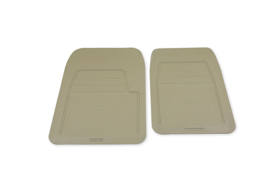 Holley 05-200TN Holley Classic Truck Floor Mat; Tan; PVC Rubber; Sold In Set; - Truck Part Superstore