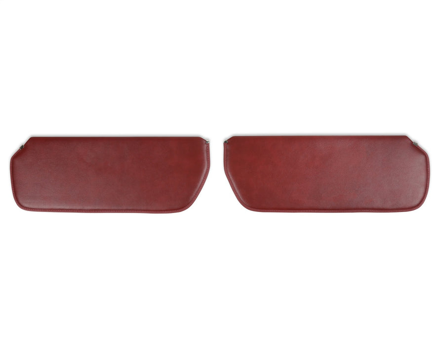 Holley 05-340 Holley Classic Truck Sunvisor; Foamback; Vinyl; Red; Driver/Passenger; Pair; - Truck Part Superstore