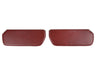 Holley 05-340 Holley Classic Truck Sunvisor; Foamback; Vinyl; Red; Driver/Passenger; Pair; - Truck Part Superstore