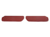 Holley 05-340 Holley Classic Truck Sunvisor; Foamback; Vinyl; Red; Driver/Passenger; Pair; - Truck Part Superstore
