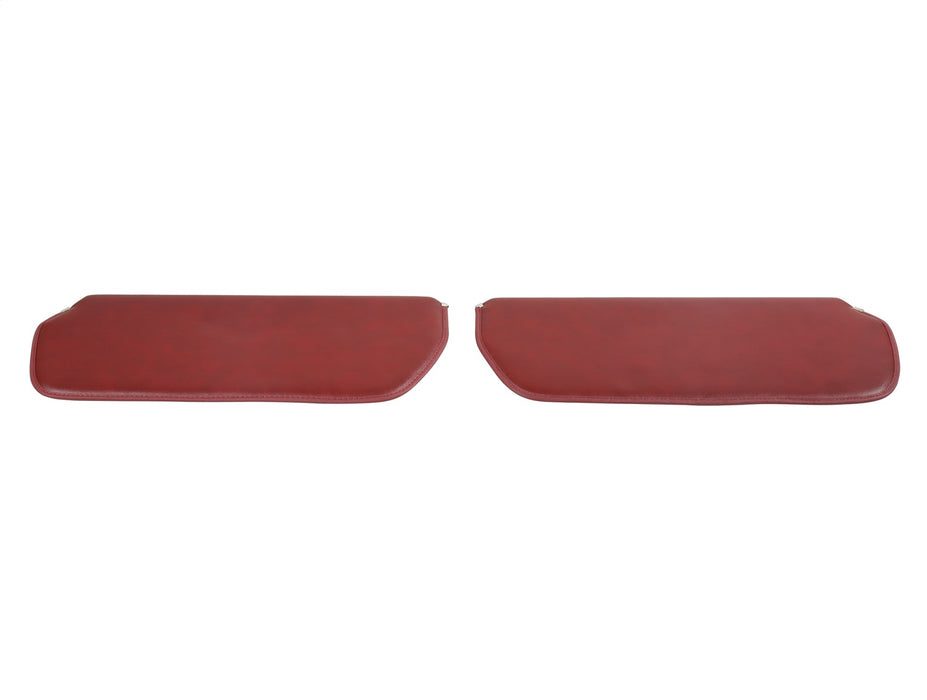 Holley 05-340 Holley Classic Truck Sunvisor; Foamback; Vinyl; Red; Driver/Passenger; Pair; - Truck Part Superstore