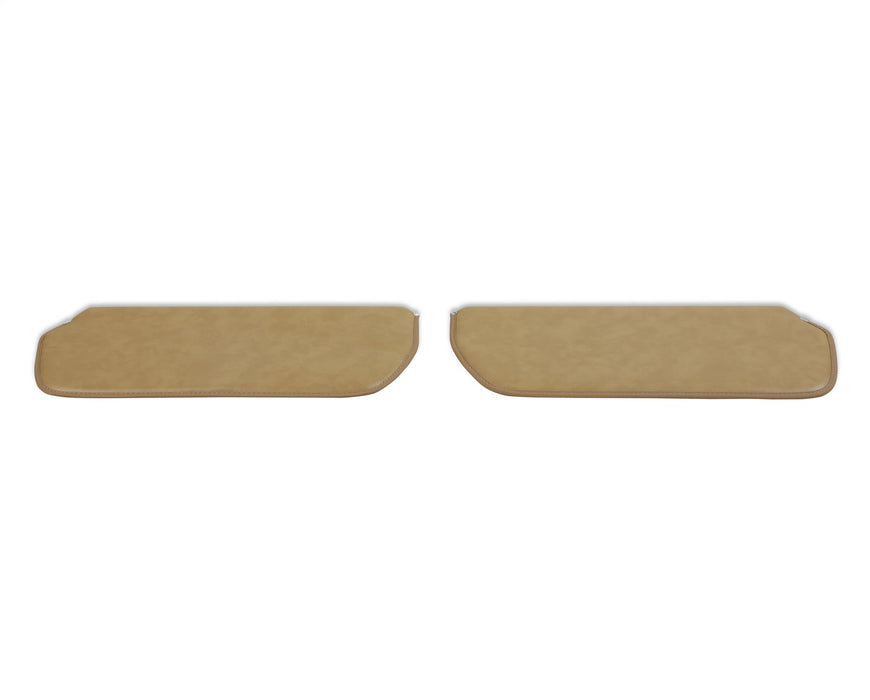 Holley 05-342 Holley Classic Truck Sunvisor; Foamback; Vinyl; Tan; Driver/Passenger; Pair; - Truck Part Superstore