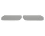 Holley 05-343 Holley Classic Truck Sunvisor; Foamback; Vinyl; Grey; Driver/Passenger; Pair; - Truck Part Superstore