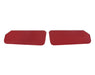 Holley 05-345 Holley Classic Truck Sunvisor; Foamback; Driver/Passenger; Pair; Cloth; Red; - Truck Part Superstore