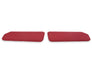Holley 05-345 Holley Classic Truck Sunvisor; Foamback; Driver/Passenger; Pair; Cloth; Red; - Truck Part Superstore