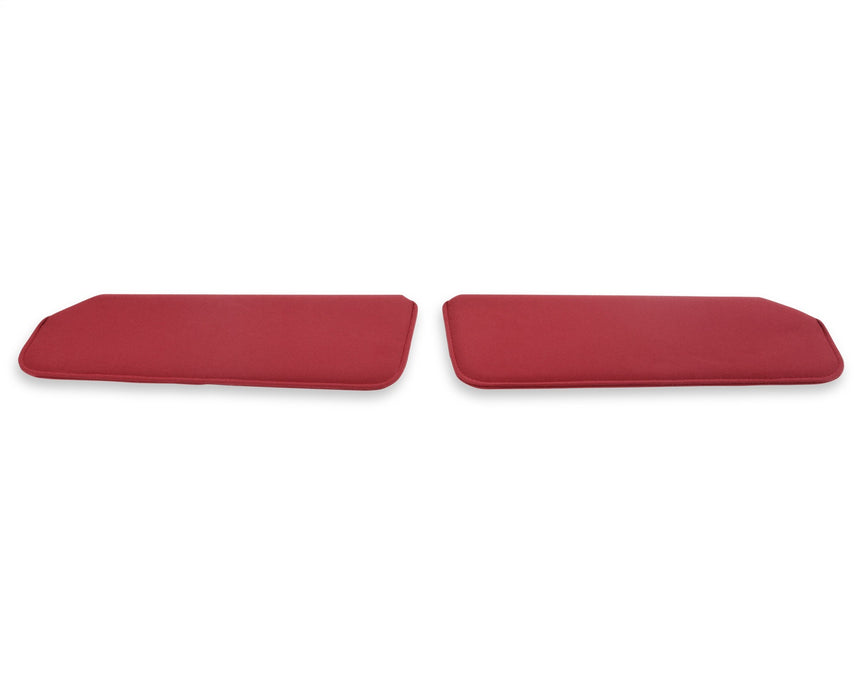 Holley 05-345 Holley Classic Truck Sunvisor; Foamback; Driver/Passenger; Pair; Cloth; Red; - Truck Part Superstore