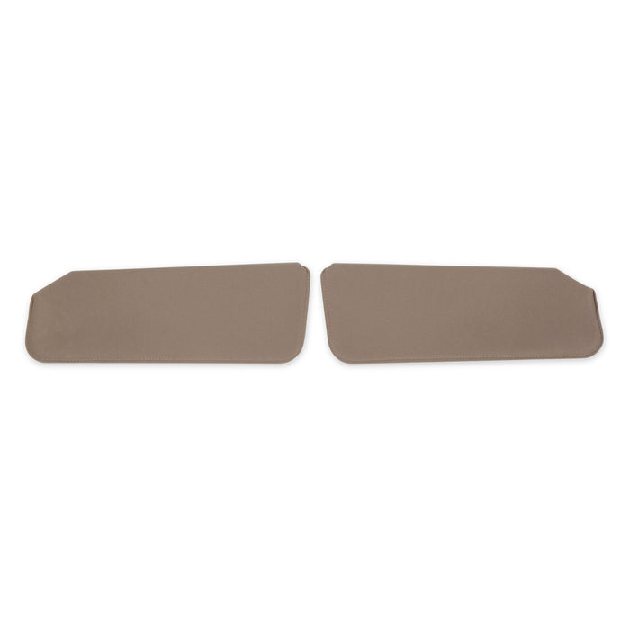 Holley 05-347 Holley Classic Truck Sunvisor; Foamback; Cloth; Tan; Drive/Passenger; Pair; - Truck Part Superstore