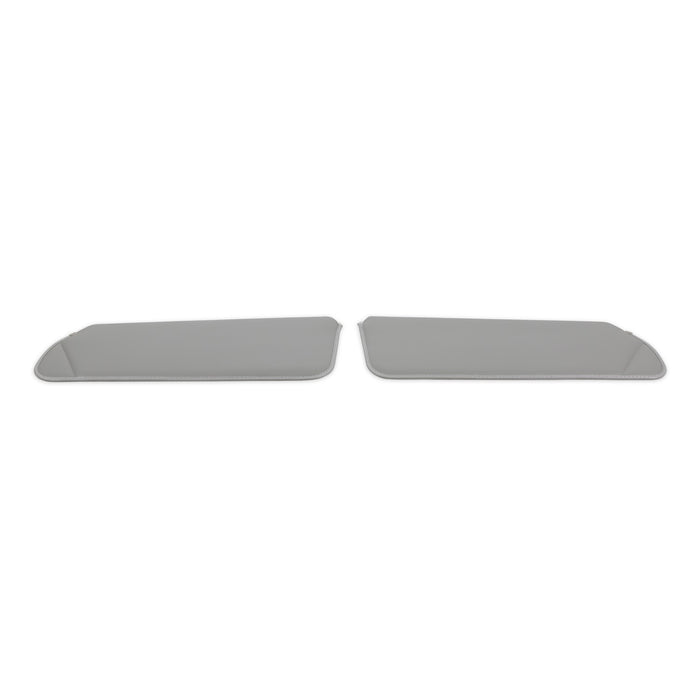 Holley 05-348 Holley Classic Truck Sunvisor; Foamback; Vinyl; Charcoal; Drive/Passenger; Pair; - Truck Part Superstore