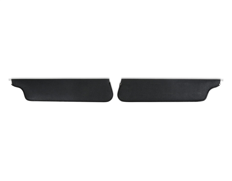 Holley 05-349 Holley Classic Truck Sunvisor; Driver/Passenger; Pair; Vinyl; Black; - Truck Part Superstore