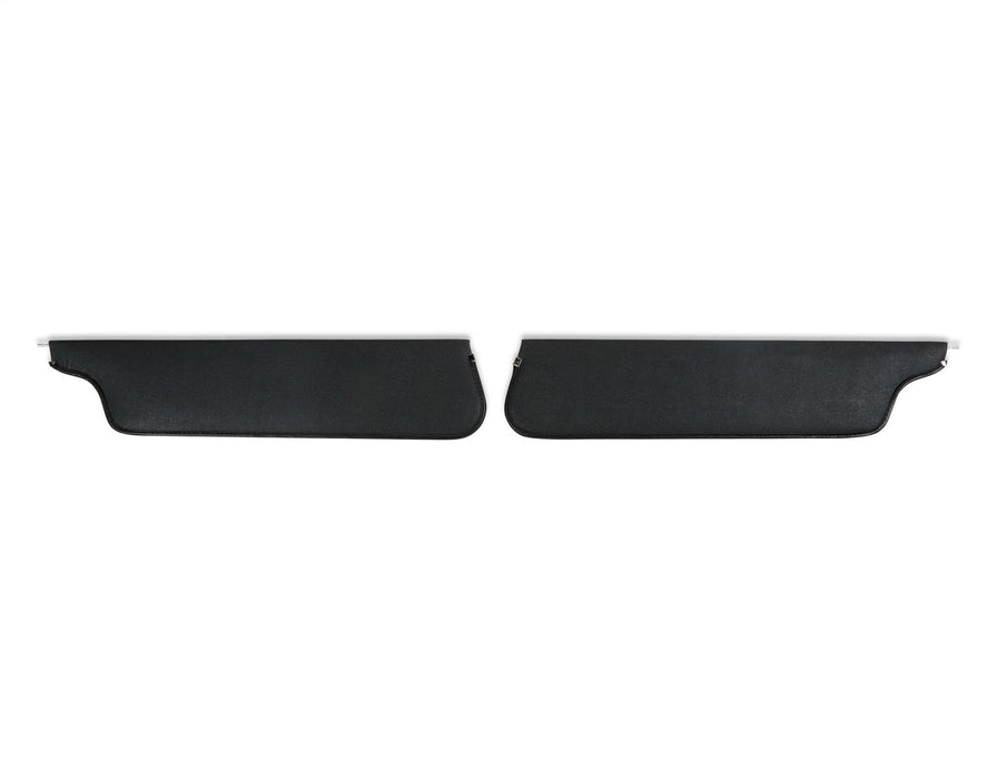Holley 05-349 Holley Classic Truck Sunvisor; Driver/Passenger; Pair; Vinyl; Black; - Truck Part Superstore