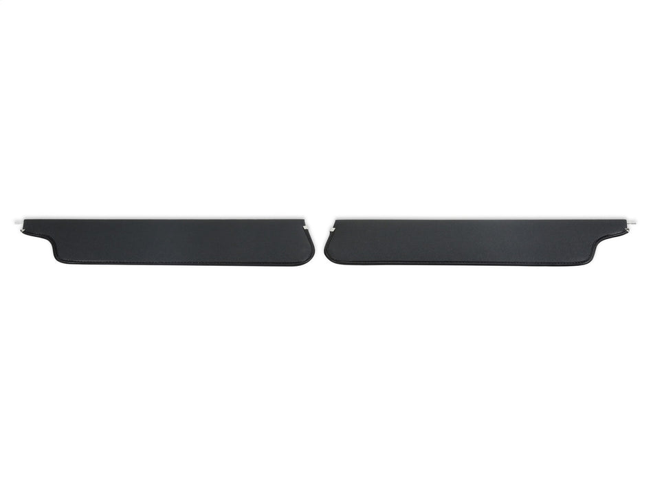Holley 05-349 Holley Classic Truck Sunvisor; Driver/Passenger; Pair; Vinyl; Black; - Truck Part Superstore