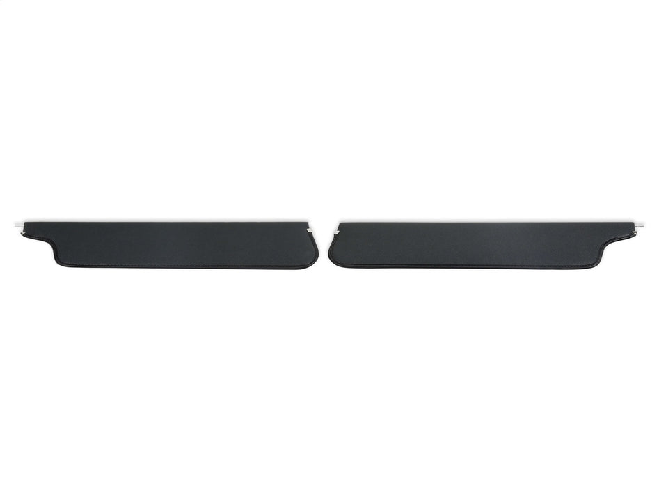 Holley 05-349 Holley Classic Truck Sunvisor; Driver/Passenger; Pair; Vinyl; Black; - Truck Part Superstore