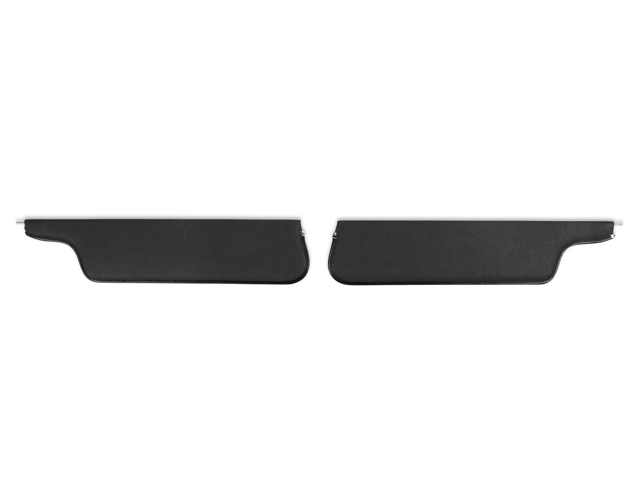 Holley 05-350 Holley Classic Truck Sunvisor; Driver/Passenger; Pair; Vinyl; Black; - Truck Part Superstore