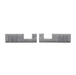 Holley 05-383 Door Panel Insert; Charcoal; Pair; - Truck Part Superstore